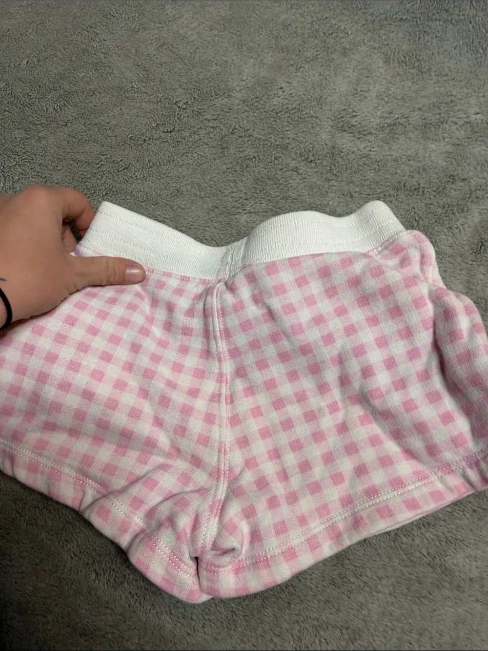 Ralph Lauren Pink Gingham Girls' Cotton Shorts